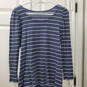 Striped Long Sleeve Top from Loft